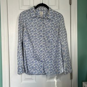 GAP cat print button down GUC